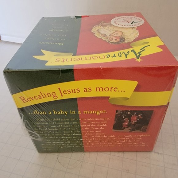 Adorenaments Baby Jesus Symbols Nick &Holly Found Grandpa Attic Ornaments Family - Picture 3 of 15